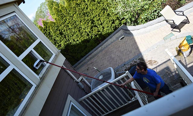Window washing and glass awning / patio cover cleaning services in Langley, Surrey, Abbotsford and White Rock Area